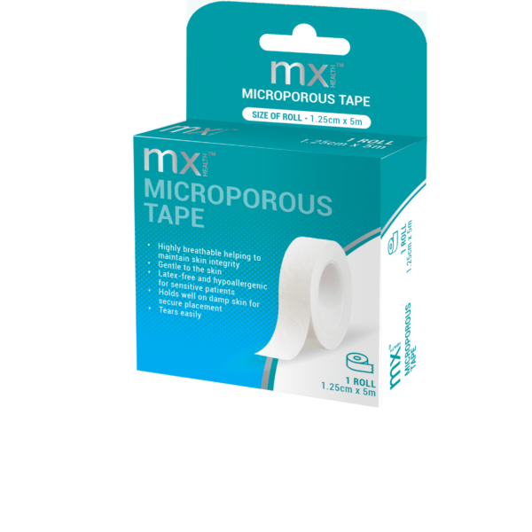 MX HEALTH bandă adezivă microporoasă – MX79312/MX79313 1.25cm X 5m