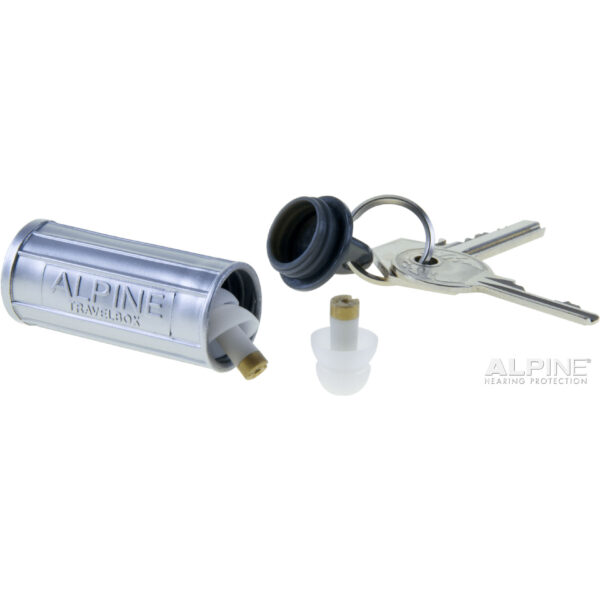 Alpine Travelbox - cutie pentru dopuri de urechi tip breloc