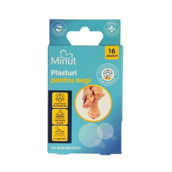 Plasturi pentru negi cu acid salicilic MINUT