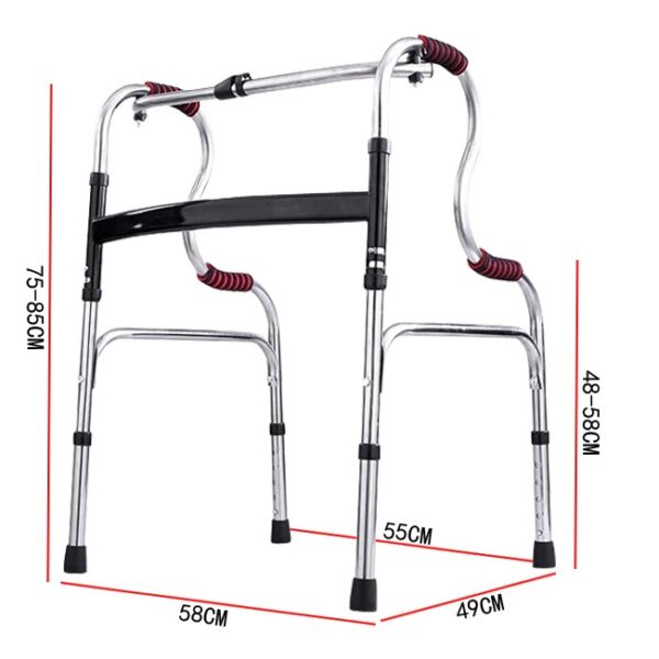 Cadru de mers cu sprijin de ridicare VITAL (walker6)