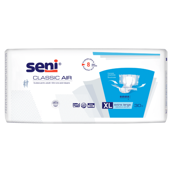Scutece adulti Seni Classic Air XL 30 buc cu sistem inchis
