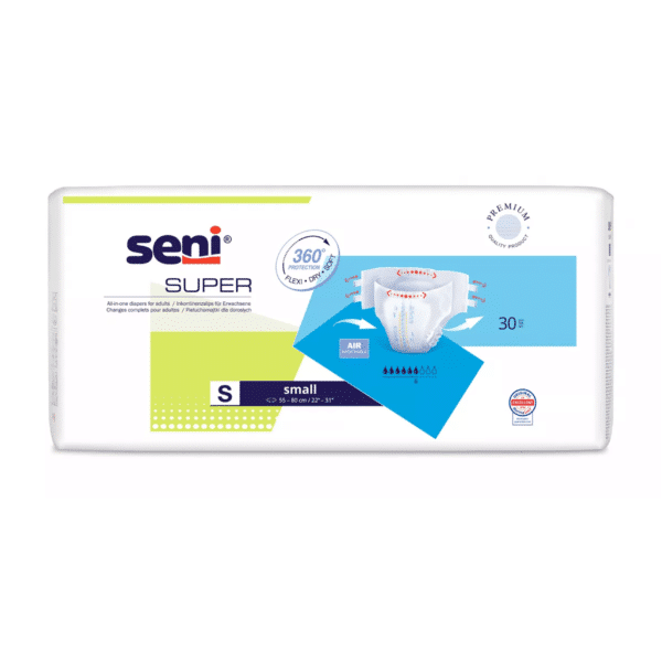 Scutece adulti Seni Super S 30 buc cu sistem inchis