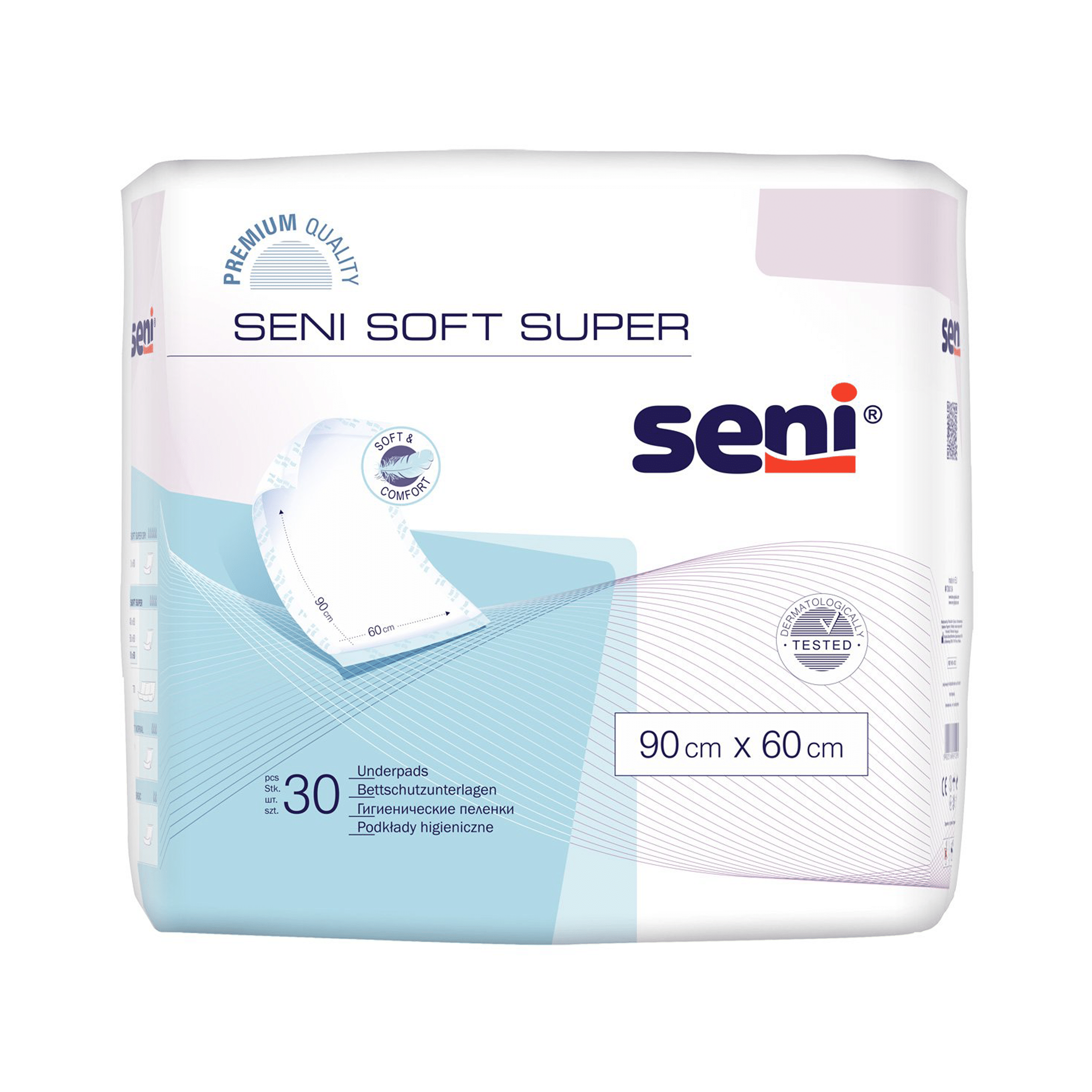 Aleze igienice Seni Soft Super 90×60 cm 30 buc